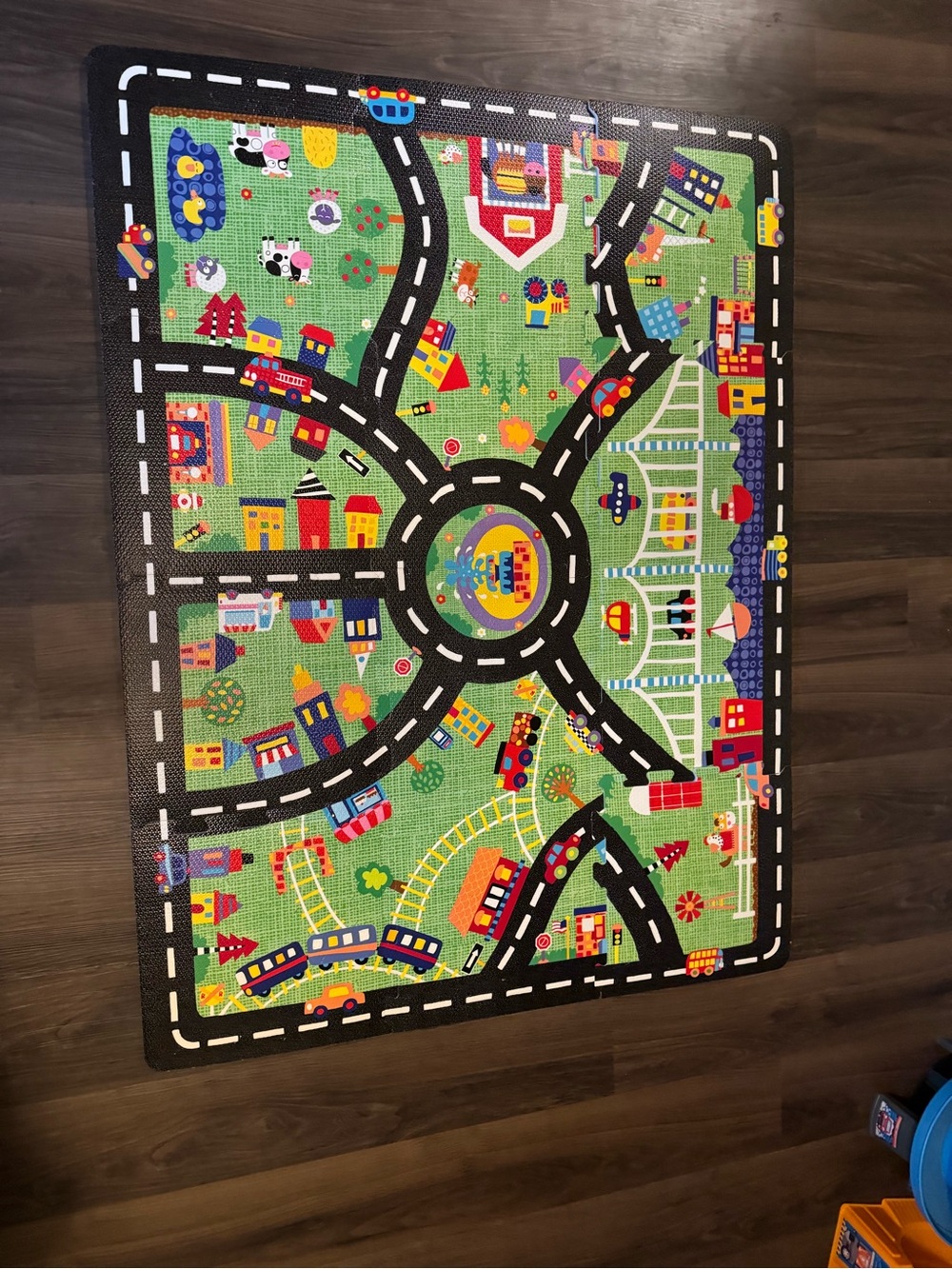 Kids Play Road & Town Activity puzzle mat